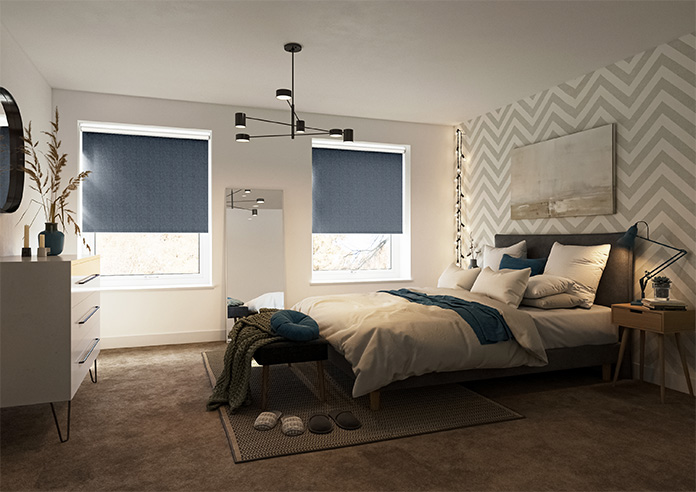 Juno (Blackout), Highland Blue - Twist&Fit Roller Blind - Image 7